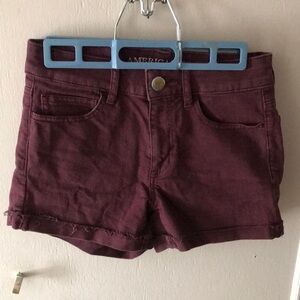 Plum shorts
